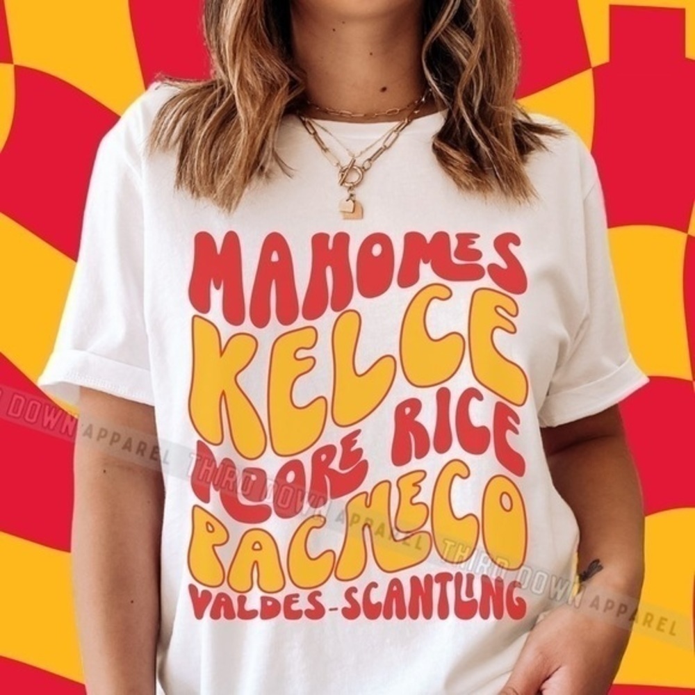 Kansas City Football Retro Players Classic KC Fan Game Day Gift Unisex T-Shirt